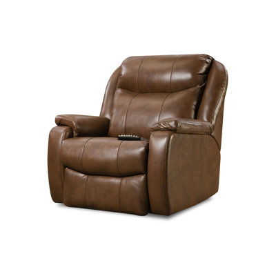 Fauteuil inclinable en cuir Hercules