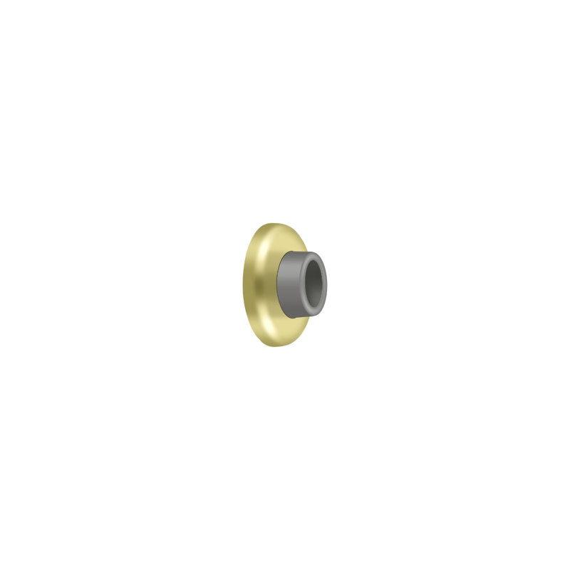 Door Stop, Polished Brass