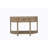 Curved 1-Drawer Console Table - Toffee