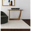 Console ovale en bois de manguier massif