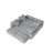 Roseate 198.43" Oversized 8-Piece Modular Sectional Sofa Sparkling Chenille Fabric With 8 Pillows-507602656