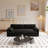 Multifunctional Velvet Sofas With Storage, Modern Convertible Sleeper For Living Room