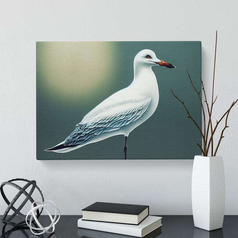 Seagull Portrait Vol.3 - Wrapped Canvas, 50cm H x 76cm W x 3cm D