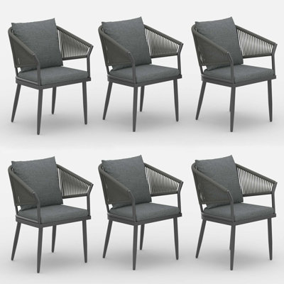 Patio Dining Armchair with Cushion