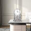 Modern Mirror Glass Table Clock