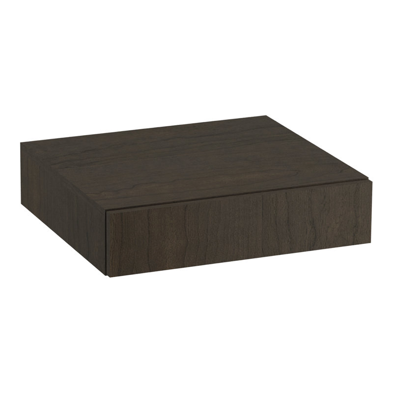 Poplin/Marabou Lap Drawer, Felt Grey