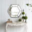 Miroir mural 20 po x 18 po Hexagon