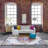 Balster Medallion Area Rug for Living Room Bedroom Dining Room Kitchen, Multicolor/Blue-1491576340