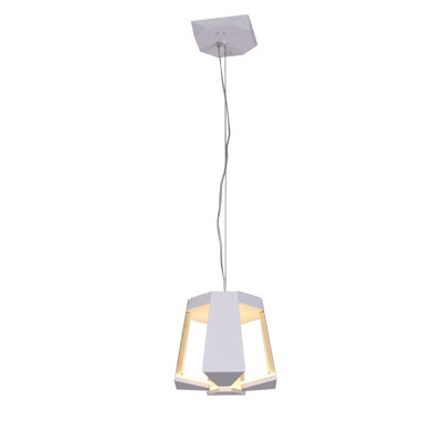 Amiyah 1 - Light White LED Geometric Pendant