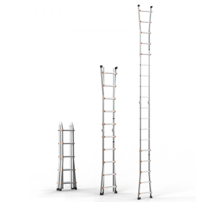 Échelle télescopique à rallonge multifonctionnelle pour les devoirs, 20.28', 17'
