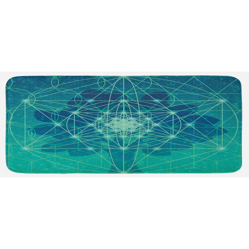 Tapis de cuisine geometry