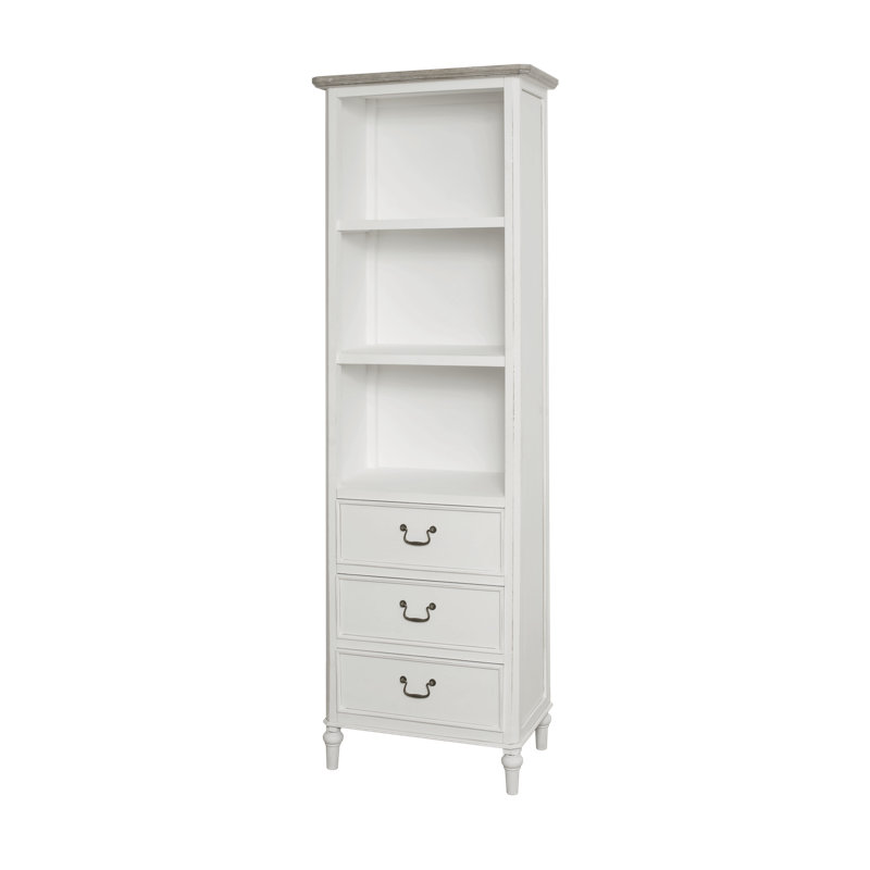 Argens 180cm H x 60cm W Solid Wood Standard Bookcase