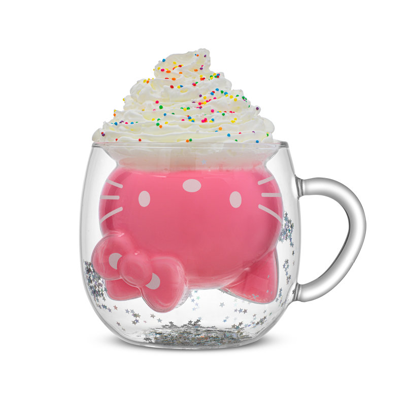Hello Kitty 3D Double Wall Coffee Mug