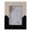 Cadres photo modernes à deux tons - Cadre photo décoratif avec motif géométrique ivoire et noir pour décoration murale, présentoir, style de salon ou de bureau - ivoire et noir-1584625061