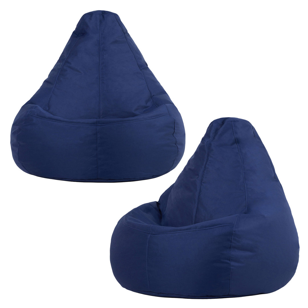 icon Dalton Medium Beanbag Outdoor Black Set of 2