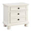 Ensemble de chambre à coucher grand lit quatre pièces Ben, style transitionnel, blanc, bronze-109423076