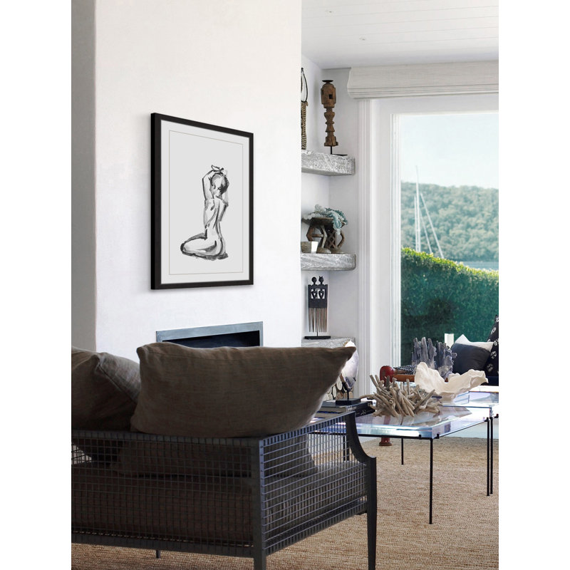 Stretch par Marmont Hill - peinture encadrée, H 36 po x l 24 po x P 1,5 po