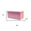 Repose-pieds avec rangement 30 "Pink Boucle