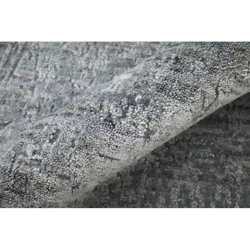 Eastfield Abstract Area Rug in Gray, Rectangle 12' x 15'