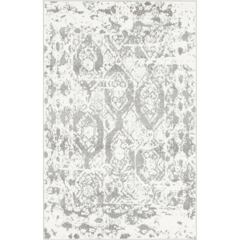 Walmoor Ikat Indoor Rug, Rectangle 5'1" x 8'