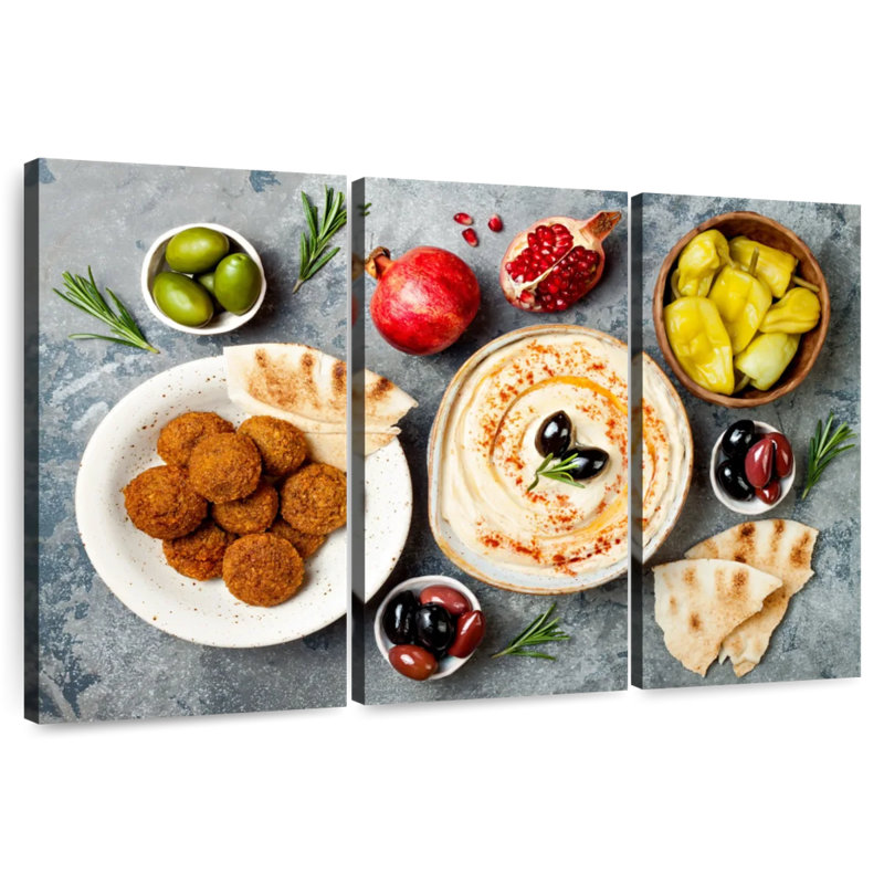 Yarlin, cuisine traditionnelle arabe, H 36 po x l 57 po