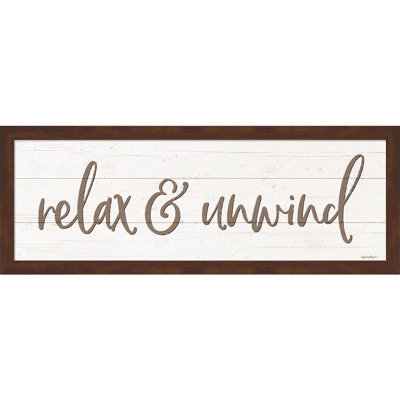 «Relax & Relax» par Susie Boyer, art mural encadré