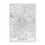 «Atlanta White Map» par Garima Dhawan, reproduction d'art-220338699-220338707