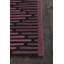 Tapis réversible tissé à la main à rayures noires et zigzag Haysville-40796427