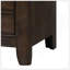 Commode antique brun avec tiroirs en cèdre