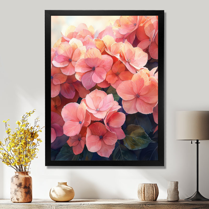 Bayard - salon d'art mural floral, Noir, H 20 po x l 12 po, Reproduction encadrée d'une seule photo