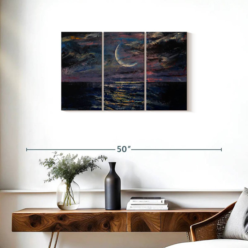 Oberle Moon, 20" H x 33" W