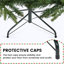 Pre-Lit Christmas Tree with Multicoloured LED Lights of 9 Light Modes-102355363