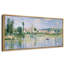 «Rustic Countryside Riverside Townscape Historic European Village», reproduction d'art sur toile-111176094-98041947