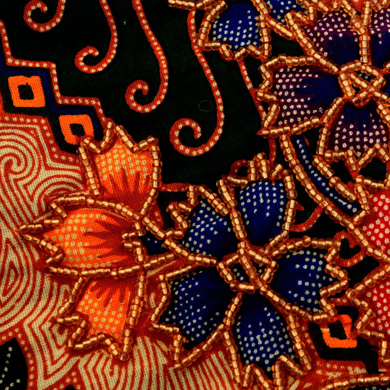 Chaussette de noël batik parang