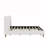 Upholstered Platform Bed With Wingback Headboard-1190642010-1190642004