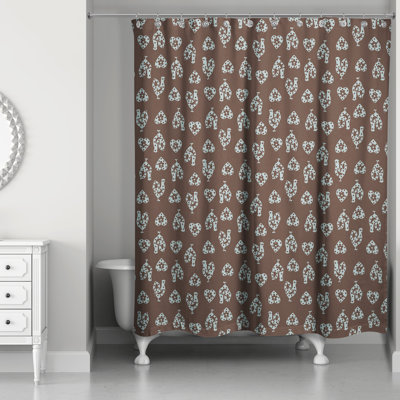 Rideau de douche simple Ariel Rooster