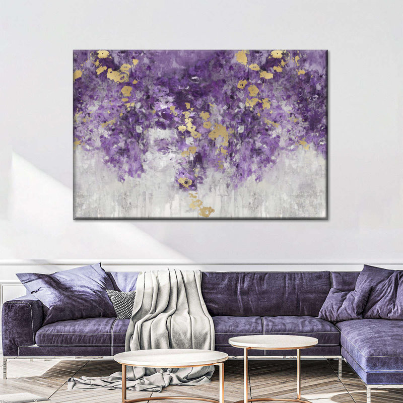 " Charmed Purple Canvas Print ", 34" H x 51" W x 1.25" D