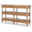 Console de rangement à pieds tournés rétro Country Country (4 tiroirs, 2 tablettes ouvertes)-616649682