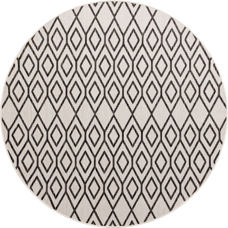 Outdoor Destiny Area Rug , Round 6'7"