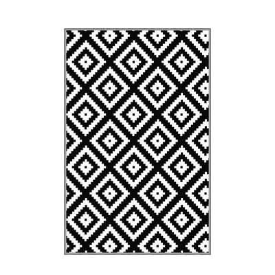 Tapis d'entrée antibactérien, 39,4 po x 59,1 po | 100% polyester, hauteur des poils de 0,4 po, envers en feutre de PVC antidérapant | Lavable à la machine, impression numérique 3D, durable et élégante pour une décoration moderne