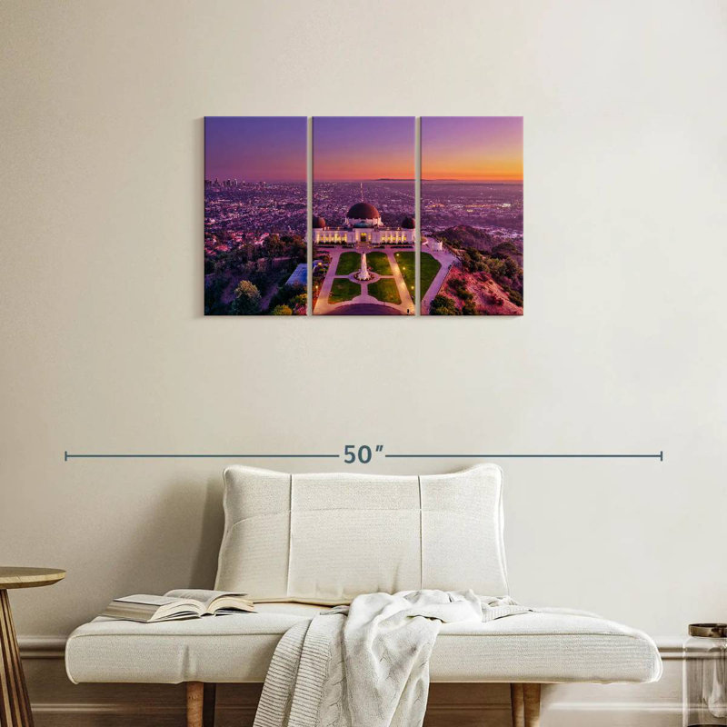 Sireci Griffith Observatory, 20" H x 33" W