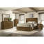 Meuble de chambre style transitionnel 1 pièce commode 5 tiroirs queue d'aronde en métal