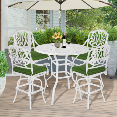 HOMCOM Bar Stool Set Of 2 Fabric Adjustable Height Armless Upholstered Counter Chairs With Swivel Seat, Light Grey | UK