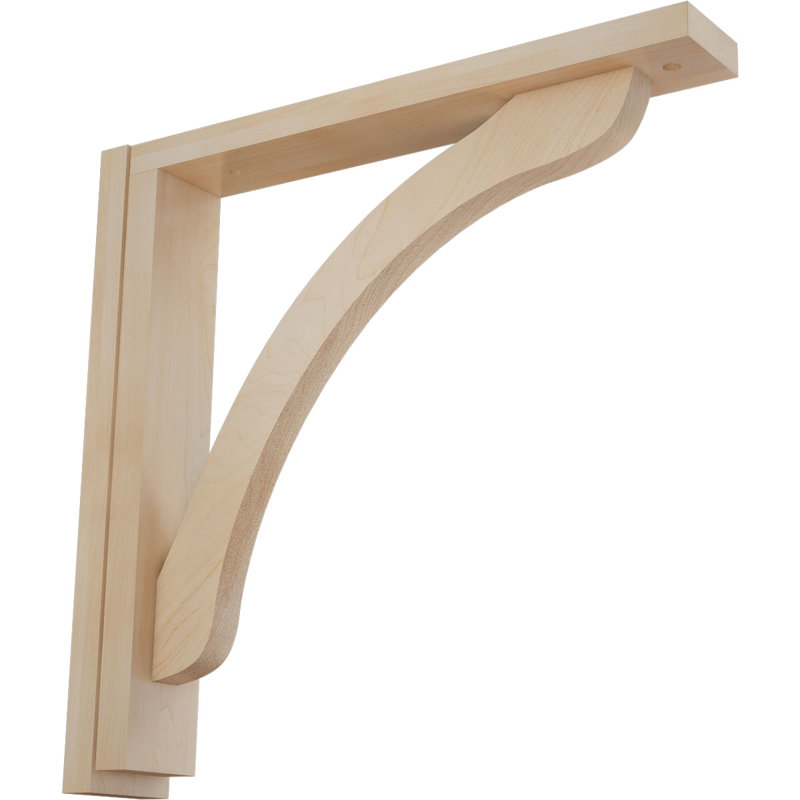 Support en bois Reece, Érable, H 14,25 po x l 2,5 po x P 14,75 po