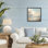 Cadre flottant Tranquil Blue Shores, design par Raymond Powers