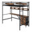 Multifunctional Loft Bed With Integrated L-Shaped Study Area, Charging Ports, Drawers, Shelves And Safety Guard