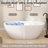 55'' x 29.5'' Freestanding Soaking Acrylic Bathtub