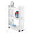Plastic Free Standing Laundry Cart with Wheels