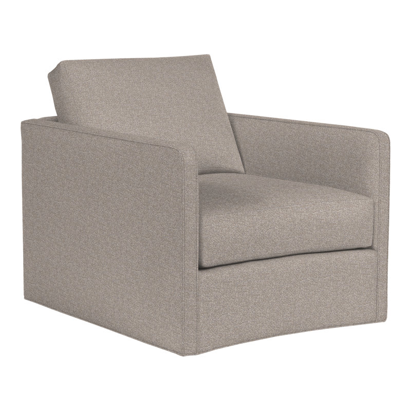 Chaise pivotante Wynne, Périgold étain doux au toucher