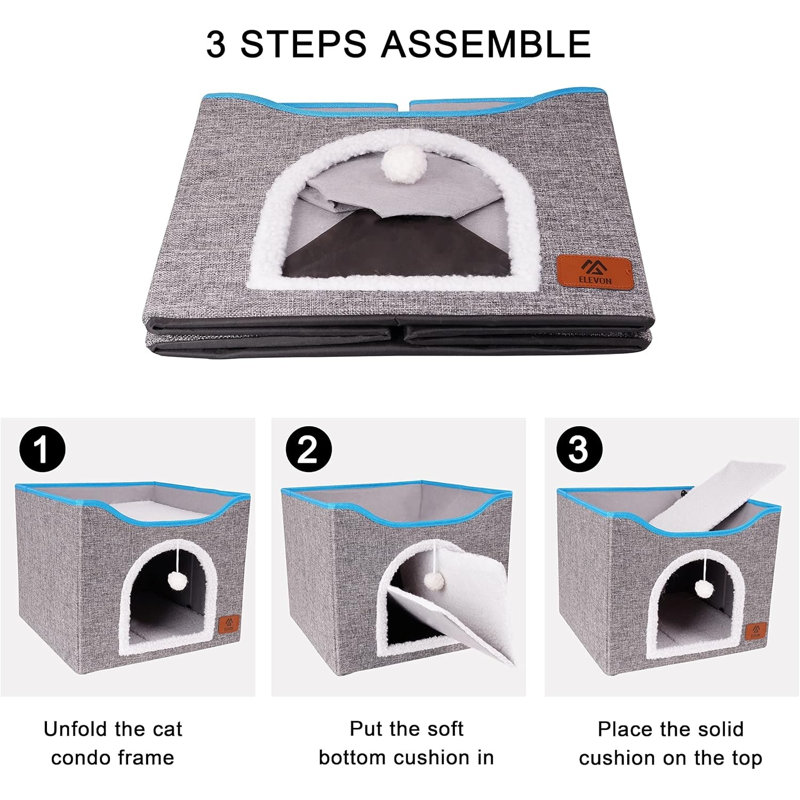 Lit pour chien Ladarrian Nest, Gris